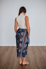 Botanical Breeze Wrap Skirt
