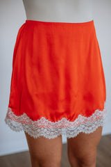 Adelina Satin Skirt