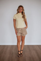 Loren Pleated Shorts