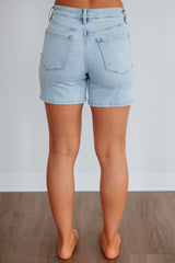 Loretta Vervet Shorts - Vintage Light Wash