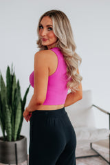 Whitley Ribbed Tank - Orchid